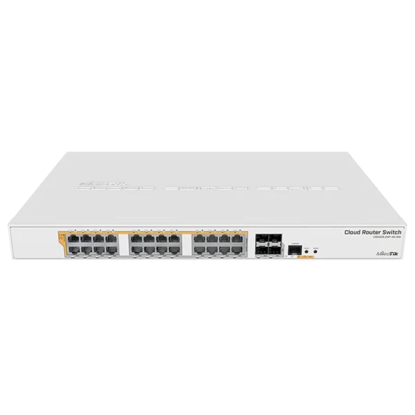خرید روتر شبکه میکروتیک مدل CRS328-24P-4S+RM