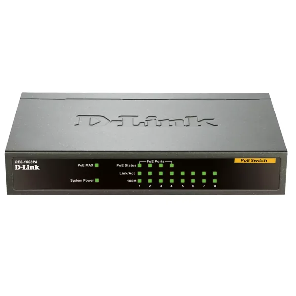 خرید سوئیچ 8 پورت دی لینک مدل DES-1008PA