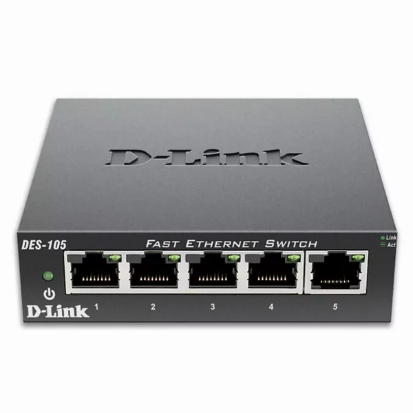 خرید سوئیچ 5 پورت دی لینک مدل DES-105