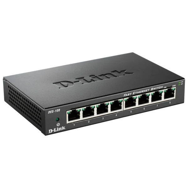 سوئیچ 8 پورت دی لینک مدل DES-108 8
