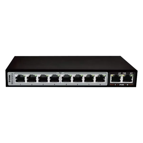 خرید سوئیچ 10 پورت دی لینک مدل DES-F1010P-E