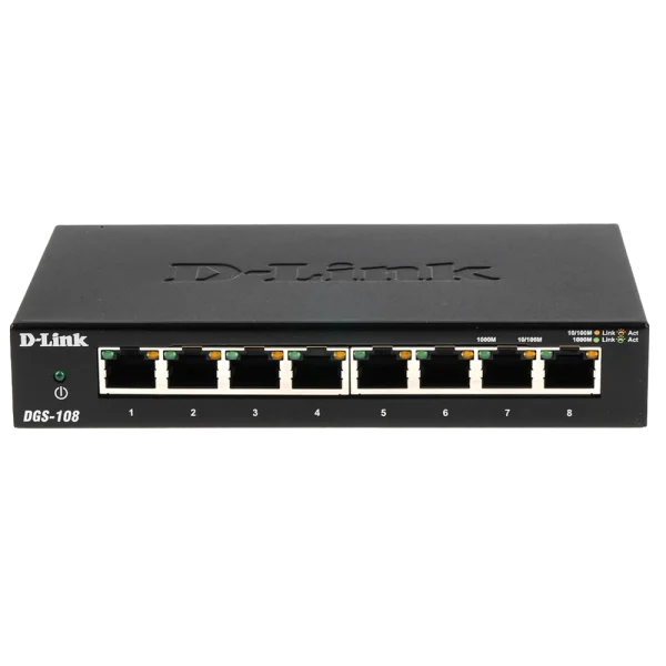 سوییچ 8 پورت دی لینک مدل DGS-108