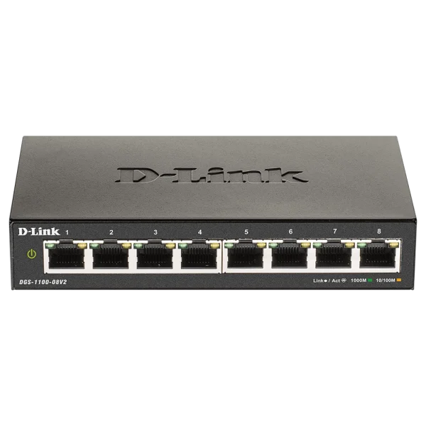 خرید سوییچ 8 پورت دی لینک مدل DGS-1100-08