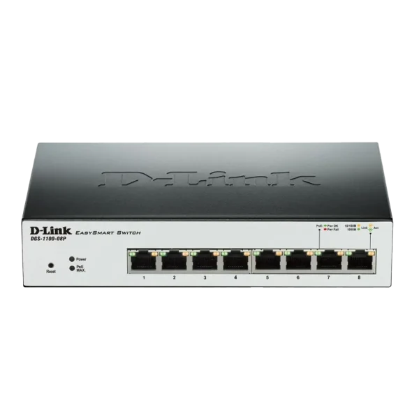 خرید سوئیچ 8 پورت دی لینک مدل DGS-1100-08P