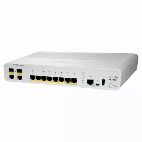 خرید سوئیچ شبکه 8 پورت سیسکو مدل WS-C3560CG-8PC-S