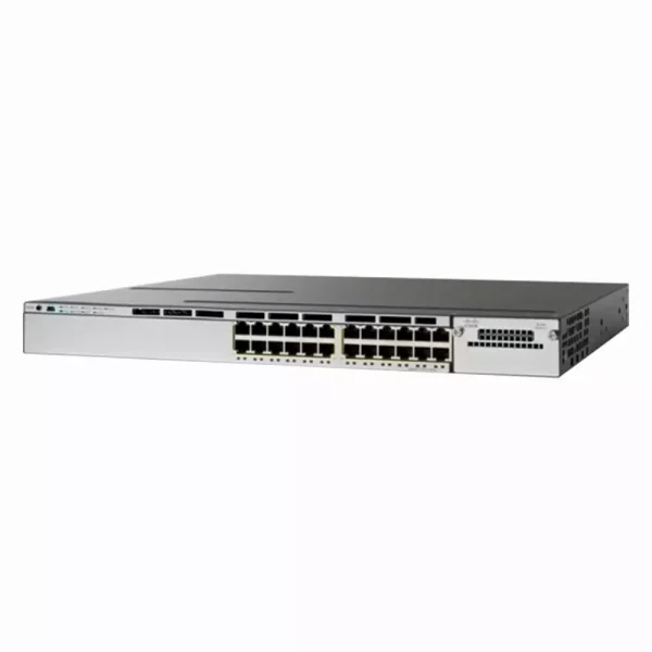 خرید سوئیچ شبکه 24 پورت سیسکو مدل WS-C3750X-24P-S