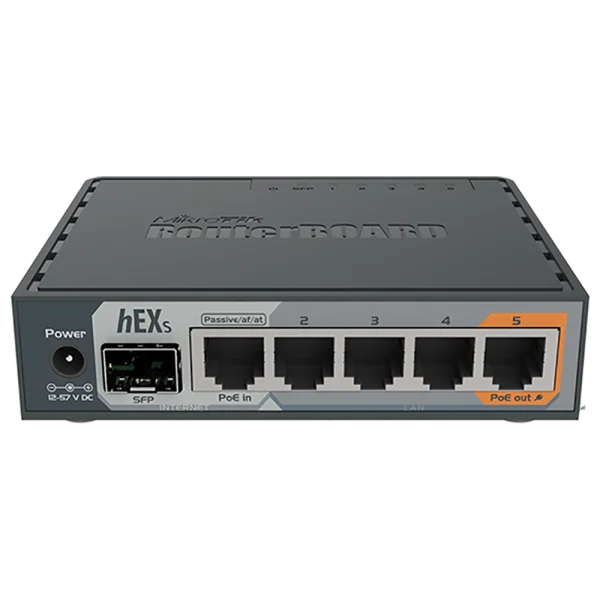 خرید روتر شبکه میکروتیک مدل hEX S RB760iGS 5port